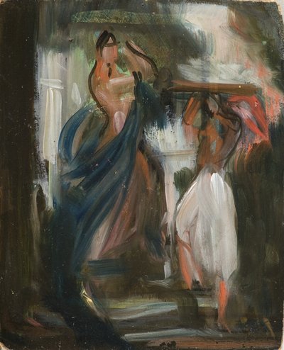 Compositie met olijven door Julio Romero de Torres